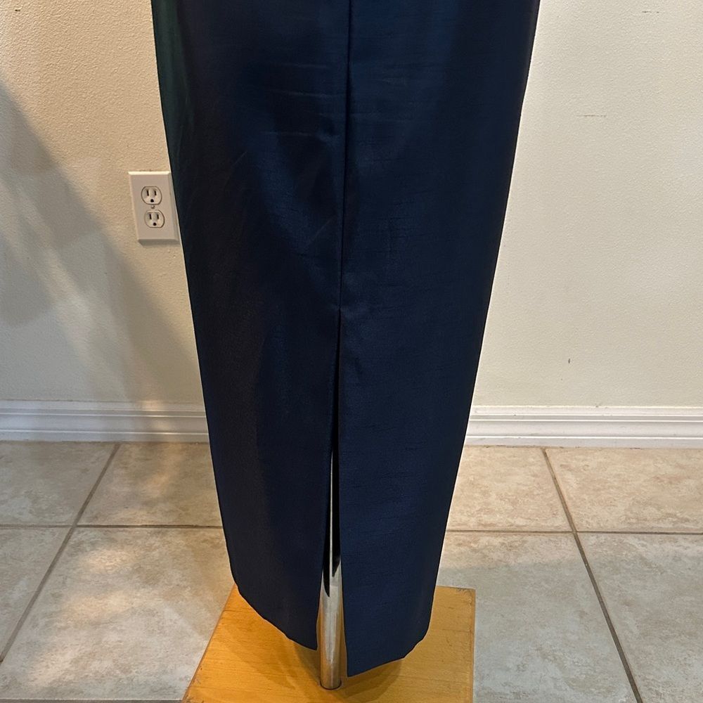 JESSICA HOWARD Evenings Elegant Navy  Gown w/ Crystal Embellished Jacket Size 12 - Picture 11 of 16